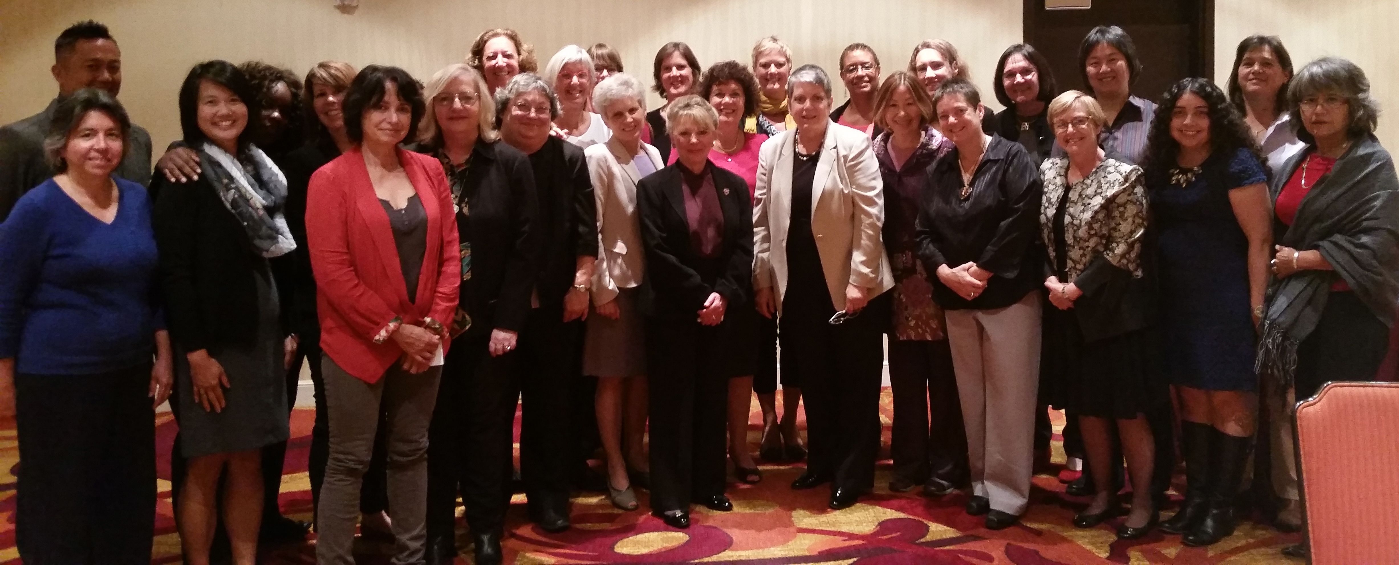 President Janet Napolitano with SACSW at the Fall 2014 meeting